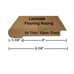 Nosing for laminate (Wood Stairs Canada)
