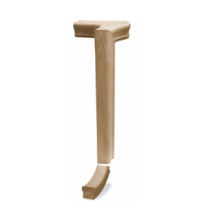 4 Riser, 1/4 Turn L/H, With Cap And Loose Up Easing – Colonial 6010 Handrail Fitting